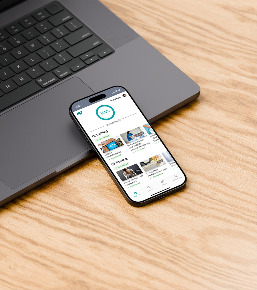 Nevvon Application open on a mobile device